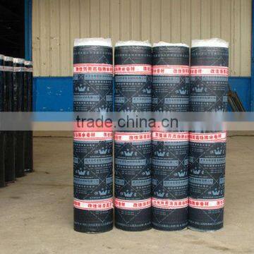 Polyurea coated bitumen SBS waterproof membrane in rolls in Wuhan