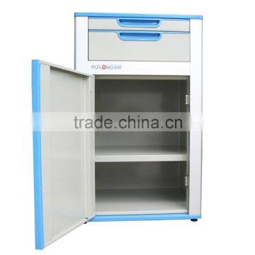 Hospital Use Metal One Drawer Patient Bedside Lockers For Sale photo-3