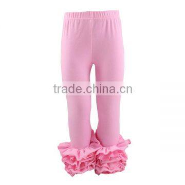 Pernickety summer baby leggings ruffles icings blank solid yoga capris OEM service factory direct sale fall toddler leggings