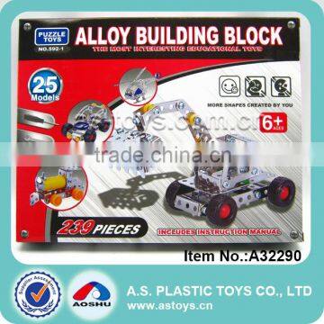 DIY Die Cast Truck Building Block Alloy Block Play Set