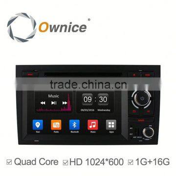 Ownice Quad Core Pure Android 4.4 Car Stereo for Audi A4 S4 2002-2008 support OBD TPMS