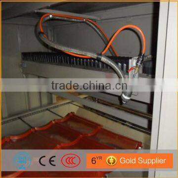 Stone coated roof tile making machine