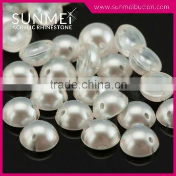 Wholesale Flat Back Plastic Pearls in Bulk