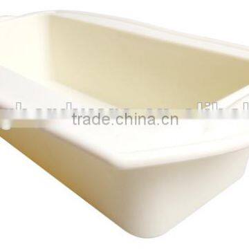 A03-20 Retangle shape White silicone cake molds/silicone loaf pan