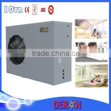 Deron air water heater heat pump with cooling function with water pump inside