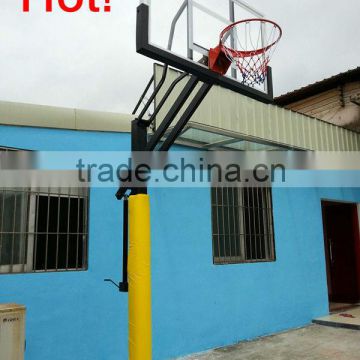 Inground adjustable outdoor basketball goal system gym equipment