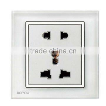 white square tempered glass switch panel