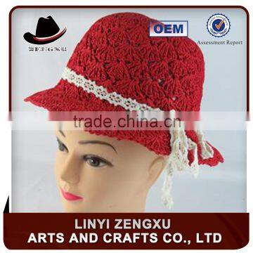 10 years experience new arrival straw lady bucket hat