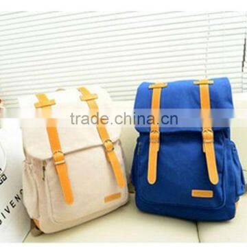 fashionale China supplier cheap canvas men briefcase backpack with speakers teens backpack 2014