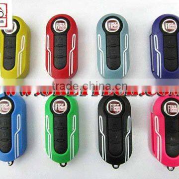OkeyTech Fiat 500 key cover 3 button for fiat 500 cover for car key covers fiat