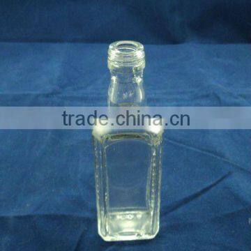 clear empty wine packaging small bottle, glass wine bottle small