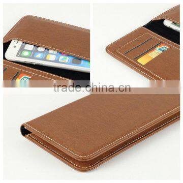 Free Simple Design High Quality Leather Cover Case for Iphone 6s/6s Plus