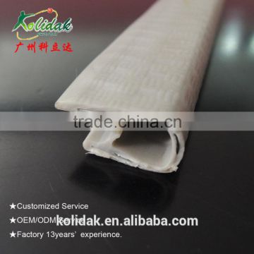 n shape Plastic & plate Co-extrusion car seal strip