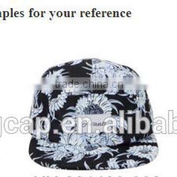 Cotton Fitted Embroidered Snapback 5 Panel Baseball Hat photo-4