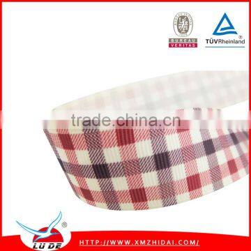 2015 plaid taffeta ribbon