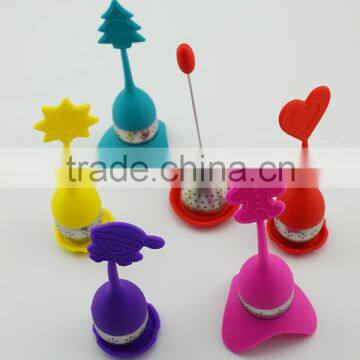 silicone tea ball infusers Coffee & Tea Sets infusers with s/s strainer