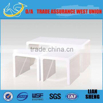 NEW design separable white high gloss coffee table set