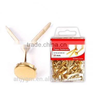 Different Size Golden Paper Fasteners