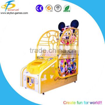 Hot sale boy games coin operated commercial basketball games for kids