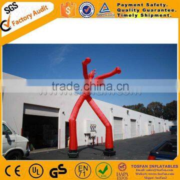 New product advertising inflatable tube man air dancer with 2 legs F3017