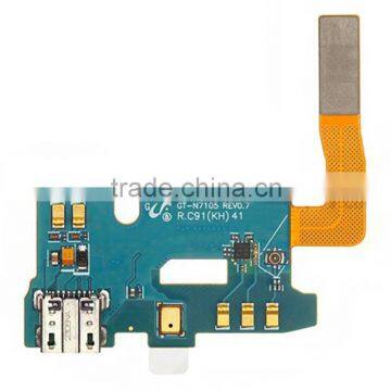 Charging connector flex,charge port flex for galaxy note 2 N7105, Charging Port with Flex Cable for Samsung Galaxy note 2 n7105