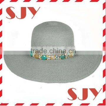 Wholesale paper ladies wide brim sombero straw hat cheap beach hats