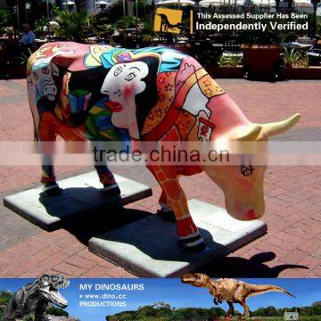 My Dino-C035 Fiberglass Life Size Animal model cow