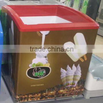 200L Sliding Glass Doors Ice Cream Display Chest Freezer photo-5
