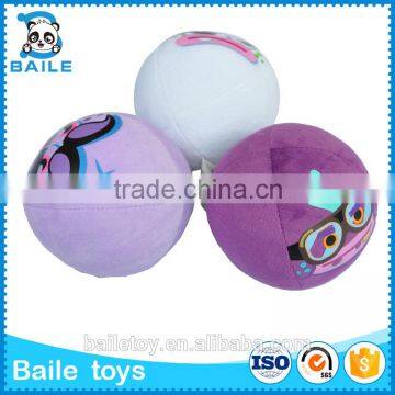 dongguan Customized new style baby plush ball shape toys