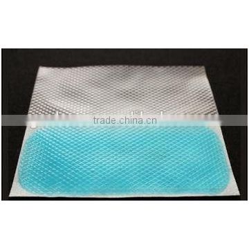 Blue hydrogel large size 50*120mm fever cooling gel