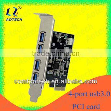 4 ports USB3.0 PCI card pci-e express card usb3.0 express card