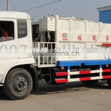 6 wheels garbage compressor