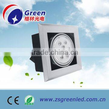 led grille ceiling down light commercial lighting fixture factory