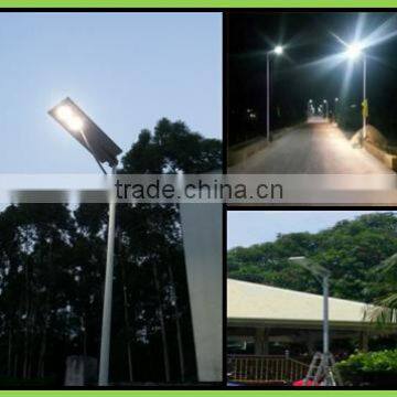 High quality pure white outdoor 8w solar motion sensor led street light