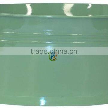 Large Oval Galvanized Metal Cooler Tub