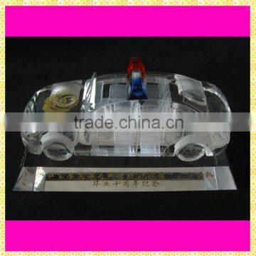 Personalized Unique Engraved Crystal Police Car For Policeman Honour Souvenirs