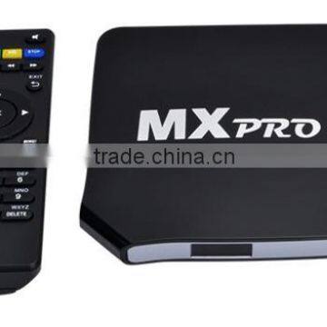 The real original manufacture quad core MX PRO tv box 1G 8G Amlogic S905 android tv box Support Bluetooth 4.0 mx pro iptv