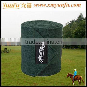 Green Weaver Polo Horse Leg Wraps Bandages