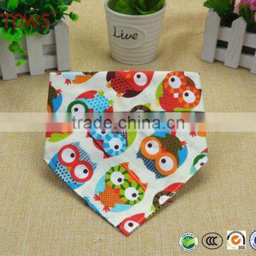 Cute Owl Animal Printed Quilted Baby Bibs