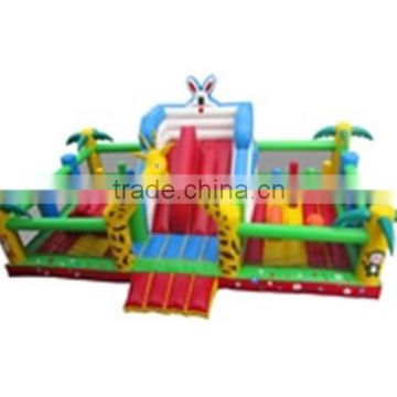 Hot selling inflatable jumping castle/large moonwalk fun zone for kids