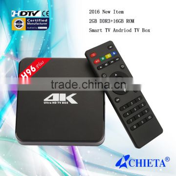 Newest H96 Plus Double Wifi 2.4G/5G TV Smart Android TV Box Supporting BT4.0