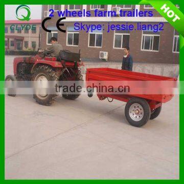 High quanlity hydraulic small tipper trailer for garden tractor
