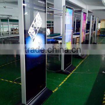 72 Inch Stand Alone LCD Advertising Digital Signage Video Display, Public Advertising Player
