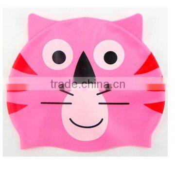 Animal Print Silicon Swimming Cap,cartoon Swim Cap Hat,children Swimming Cap photo-2