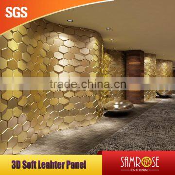 Quick decor 3d leather Mosaic enjoy fun of DIY MOSAIC