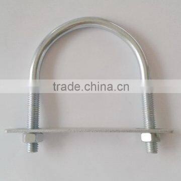 U bolt clamp with washer hardware