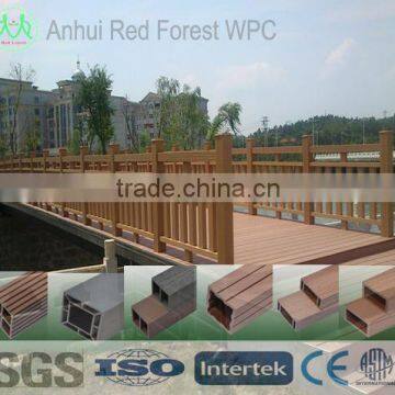 outdoor wpc composite bridge road railing