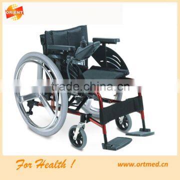 Foldable Electric Steel or Aluminum Wheelchair
