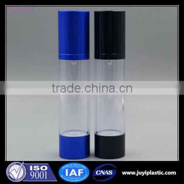 Top quality attractive makeup bottle airless pump bottle 30ml color cosmetic packaging