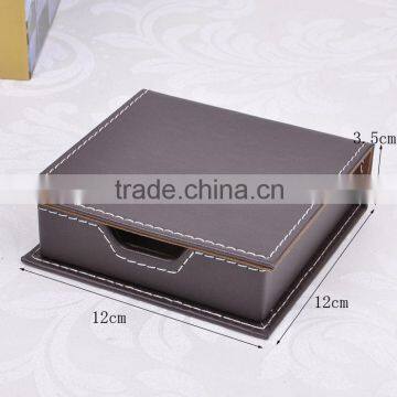 China Factory Wholesale Custom PU Leather Gift Box, Black Storage Box photo-4